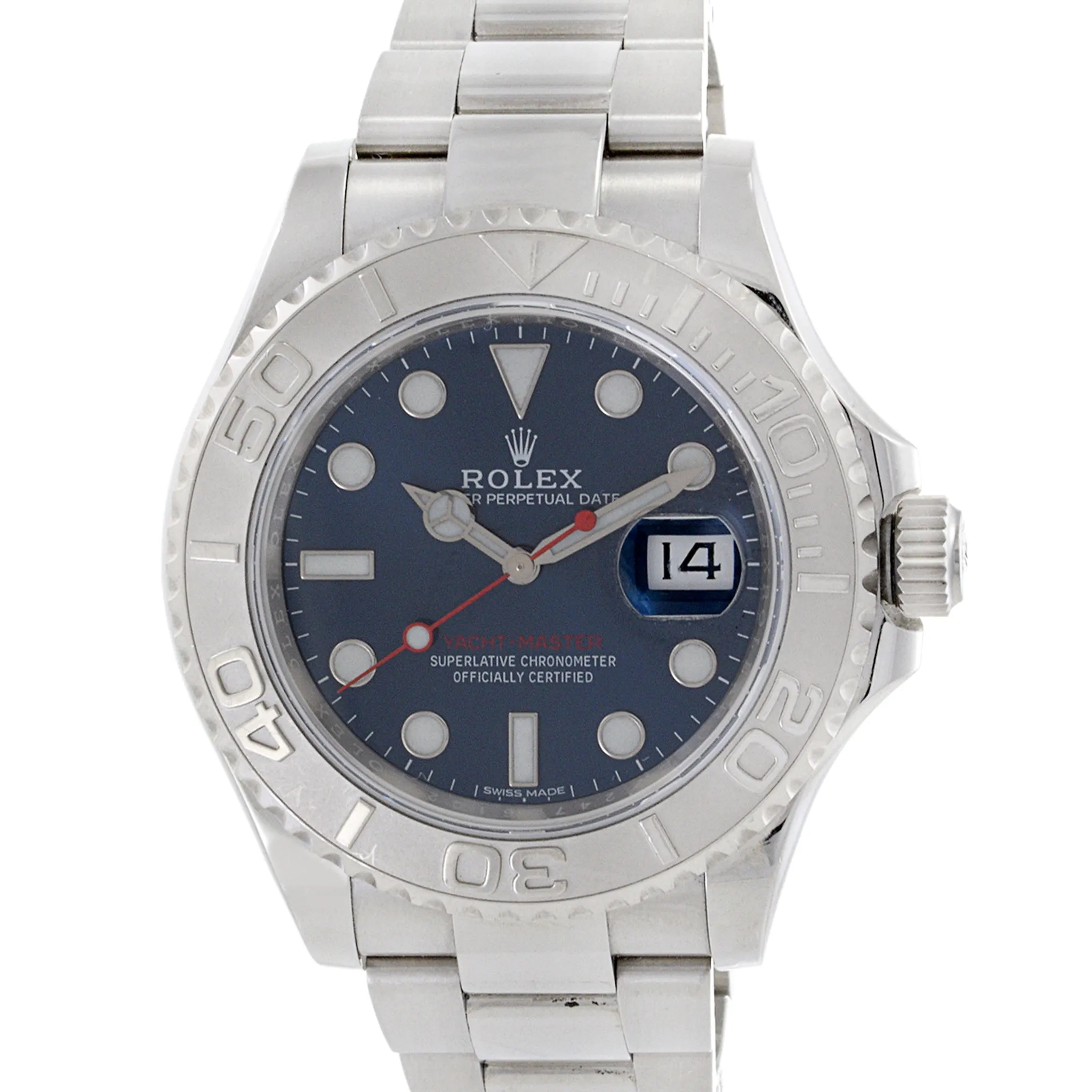 Rolex Yacht-Master Reference 116622 Stainless Steel and Platinum