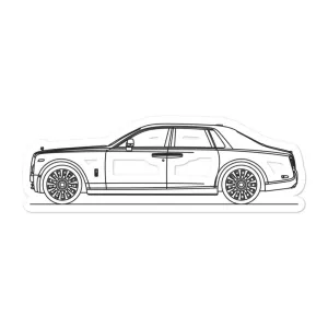 Rolls-Royce Phantom VIII Silhouette Sticker