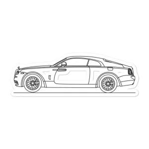 Rolls-Royce Wraith Outline Sticker