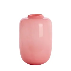 Rosa Pink Glass Statement Vase