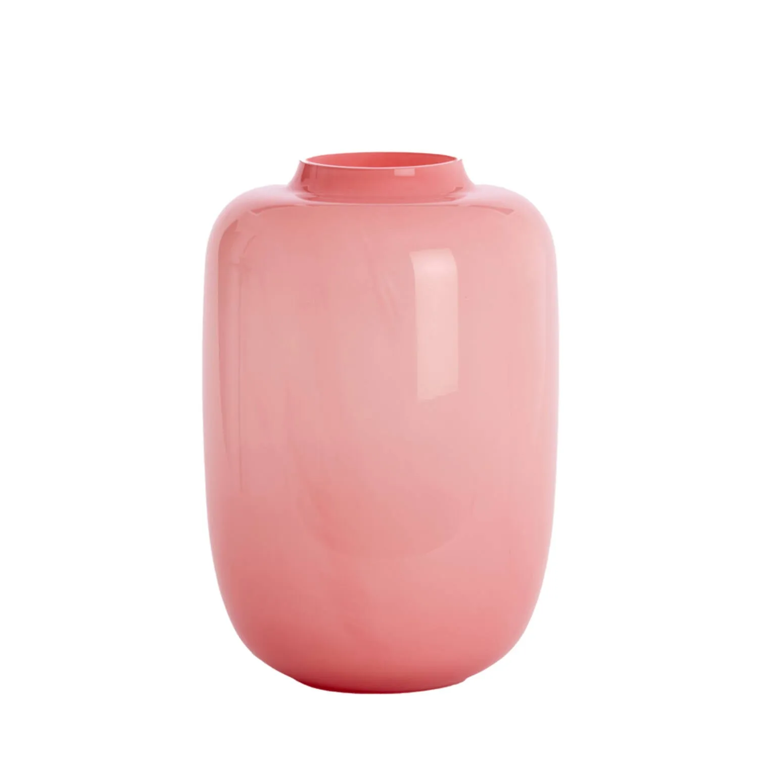 Rosa Pink Glass Statement Vase