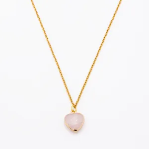 Rose Quartz - Chain Necklace