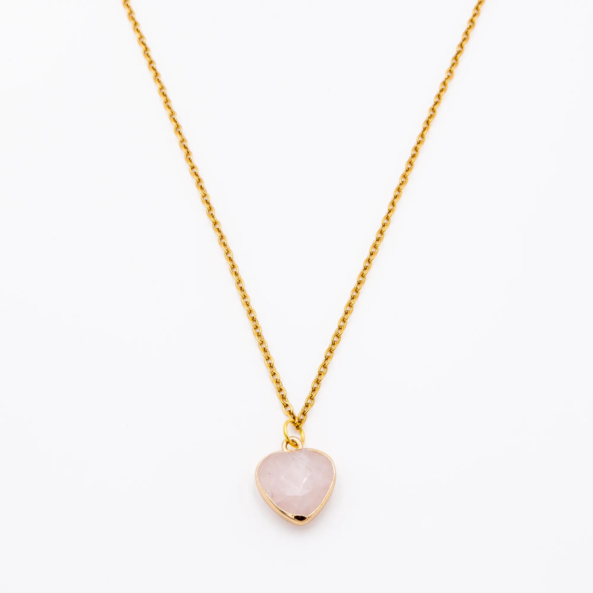 Rose Quartz - Chain Necklace