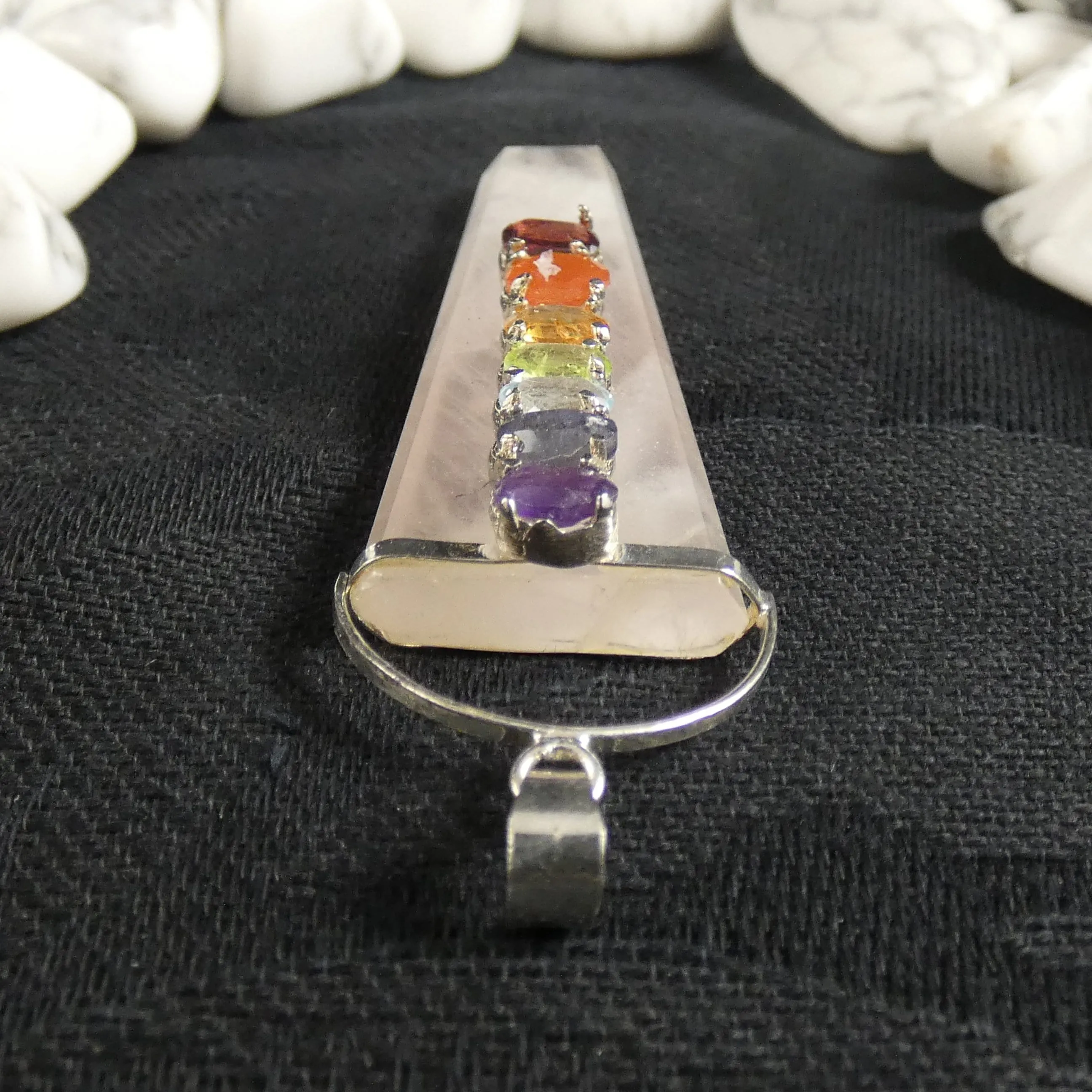 Rose Quartz Chakra Pendant