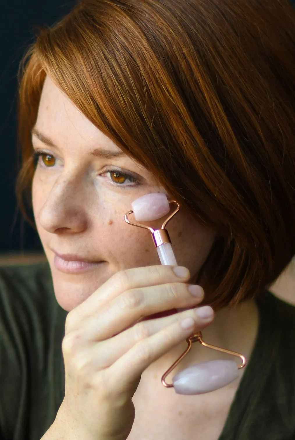 Rose Quartz Facial Roller