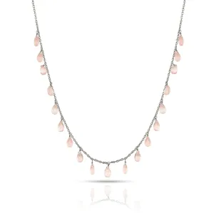 Rose Quartz Layer Necklace