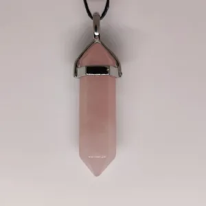 Rose Quartz Point Pendant