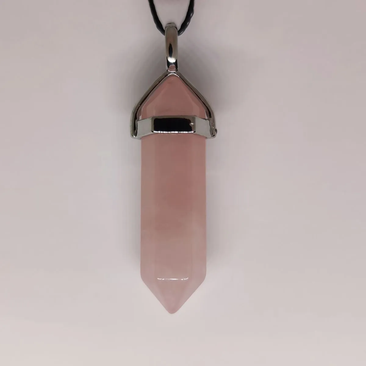 Rose Quartz Point Pendant