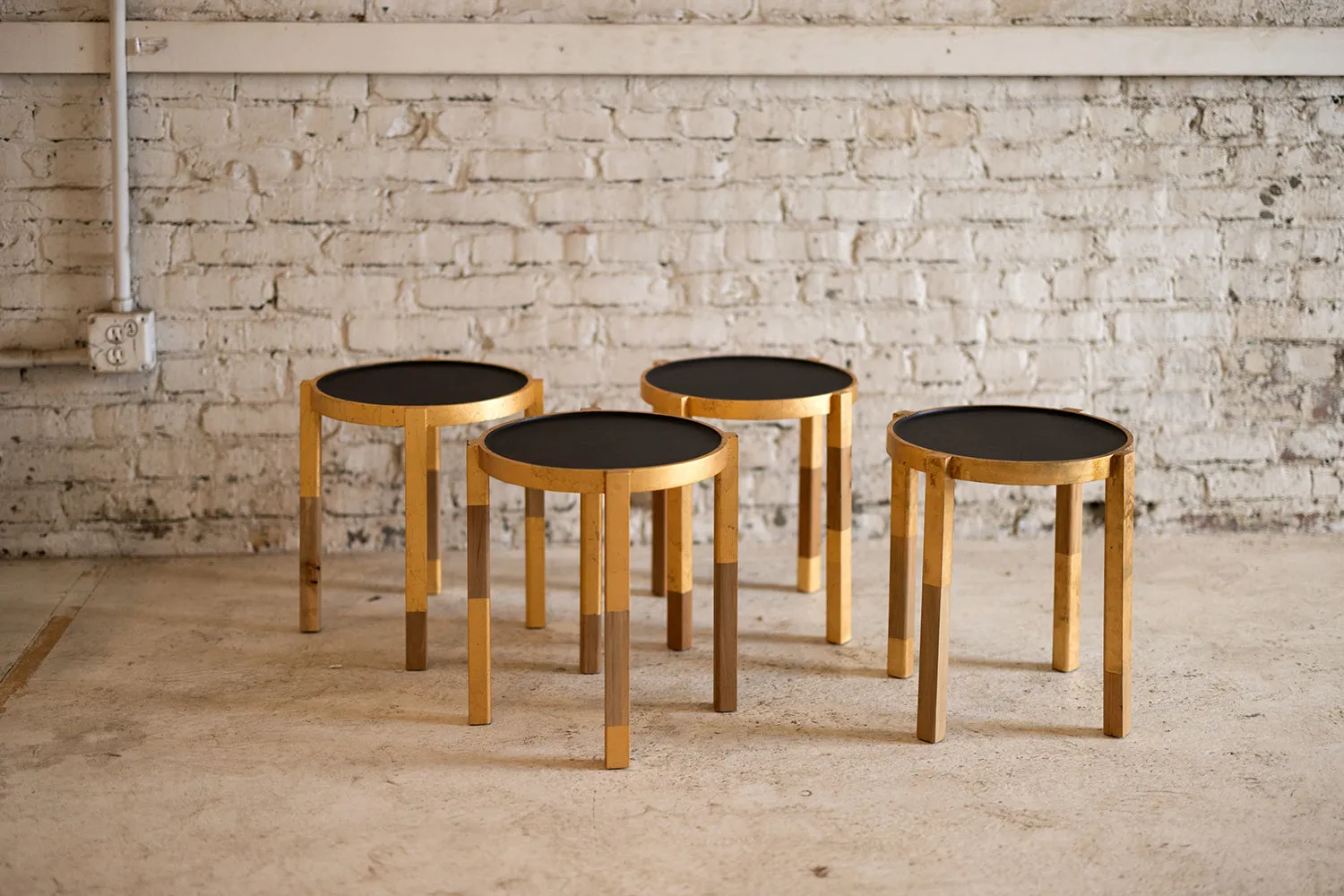 Round Modern Side Table | Waverly Limited Edition and One of a Kind