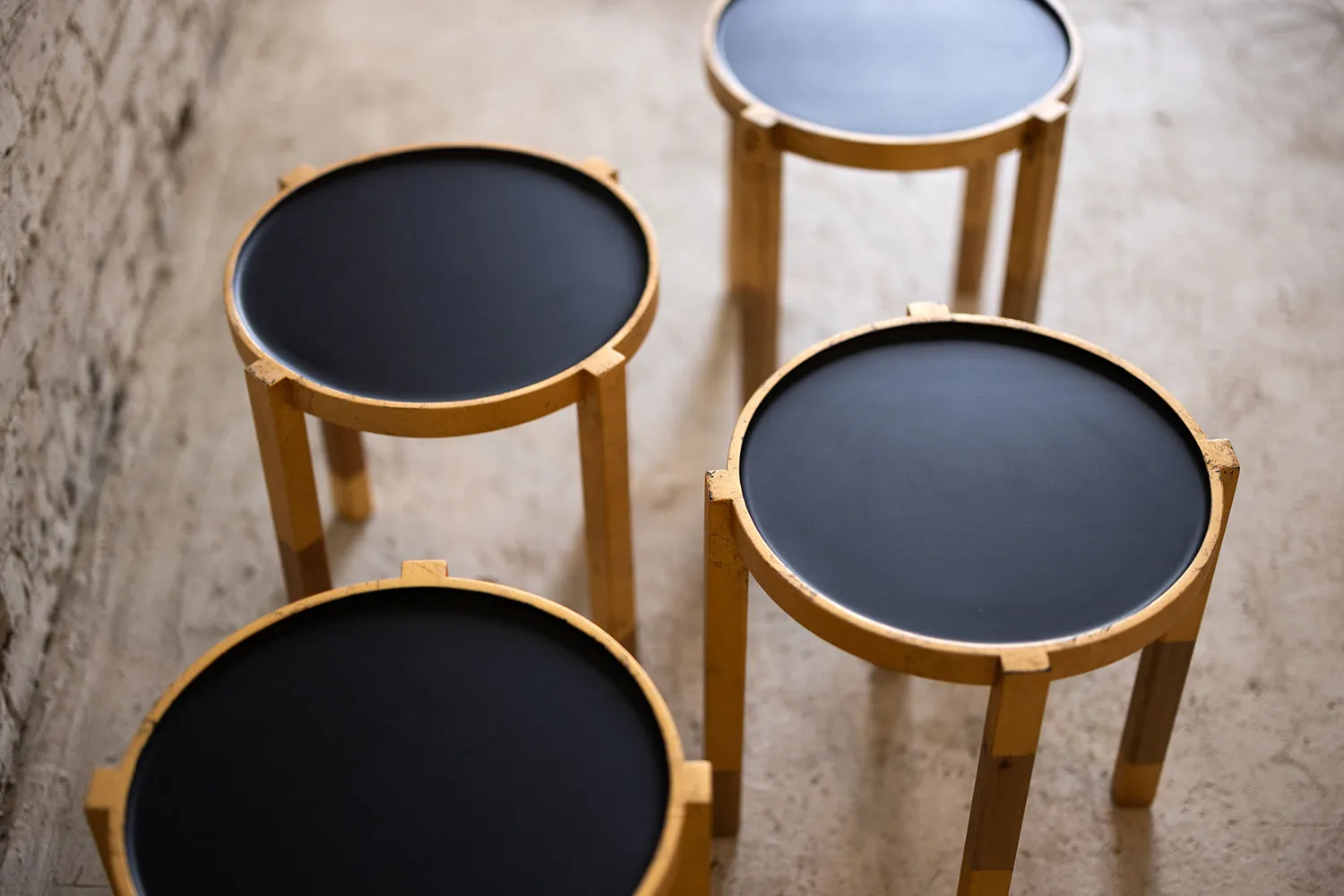 Round Modern Side Table | Waverly Limited Edition and One of a Kind