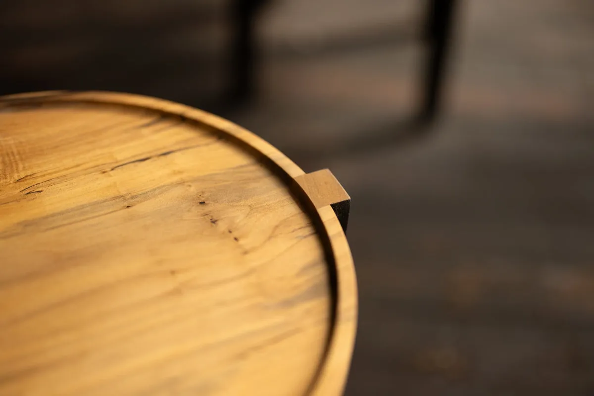 Round Modern Side Table | Waverly Limited Edition and One of a Kind