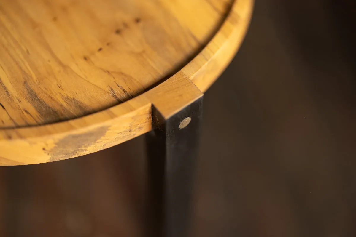 Round Modern Side Table | Waverly Limited Edition and One of a Kind