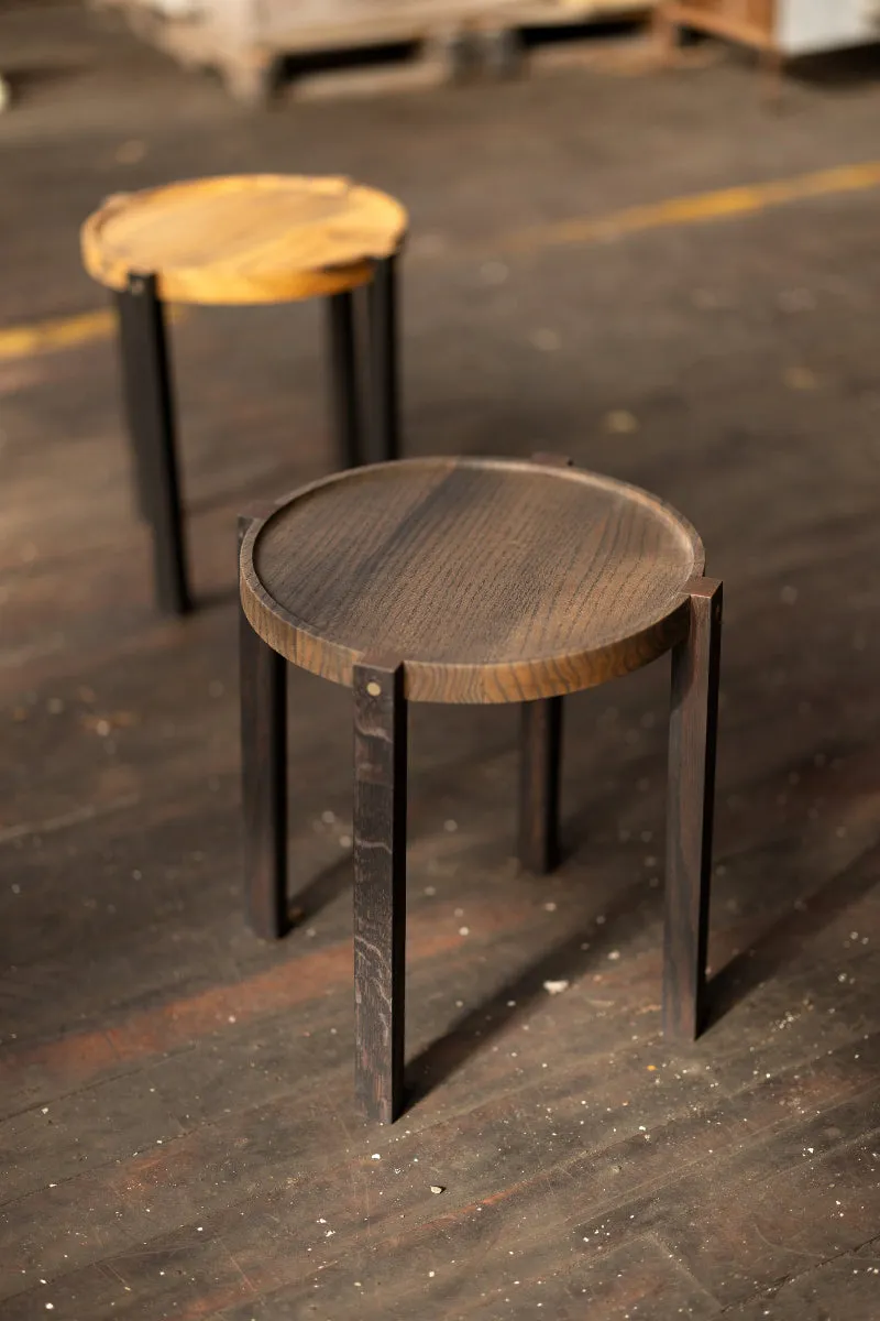 Round Modern Side Table | Waverly Limited Edition and One of a Kind