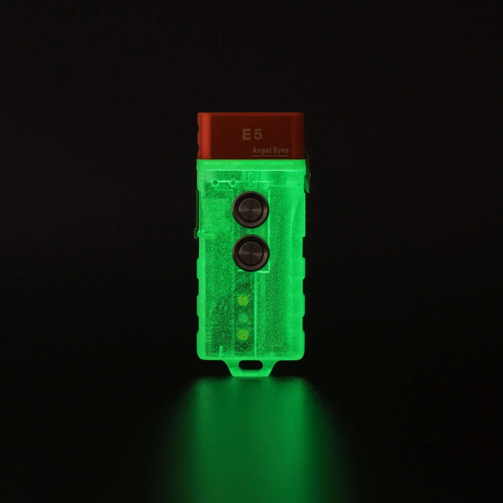Rovyvon - Angel Eyes E5 GITD Hybrid Keychain Flashlight