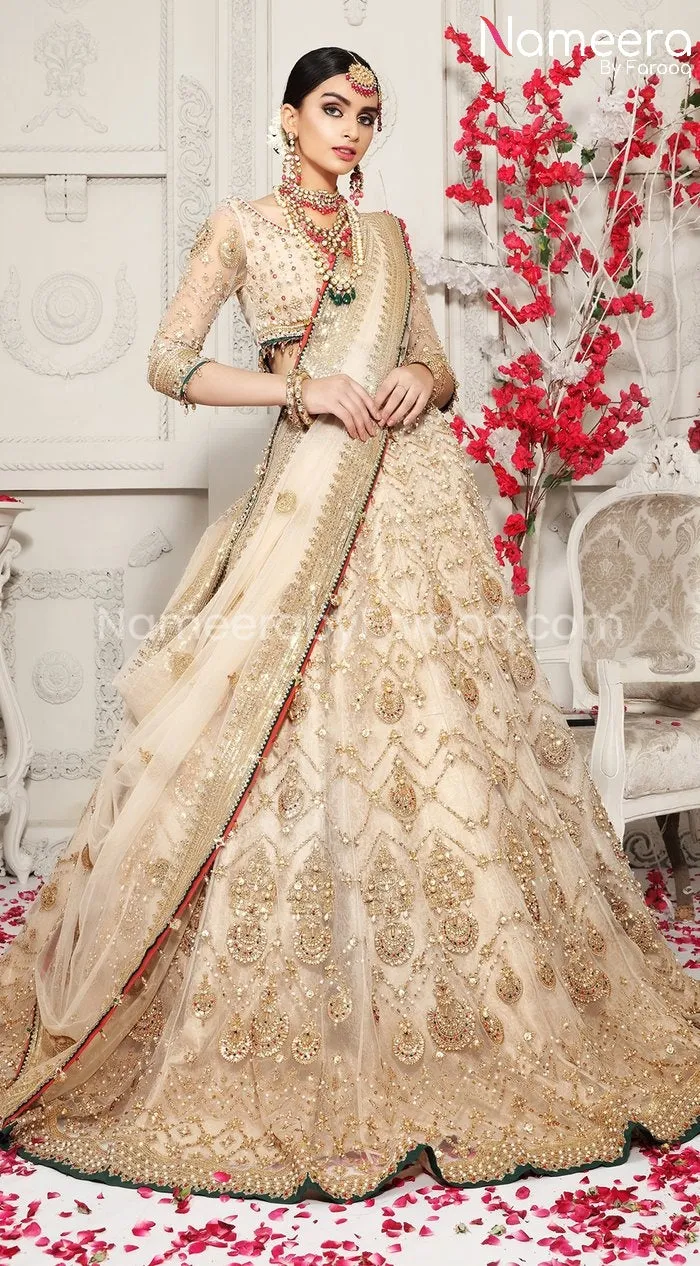 Royal Pakistani Bridal Lehenga Choli for Wedding #BR117
