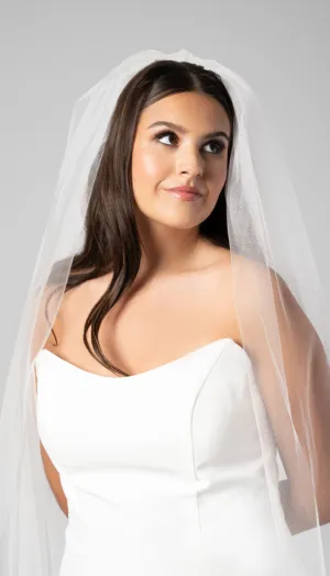 Roycebridal Kennedy Blue Eileen Plain Tulle Veil