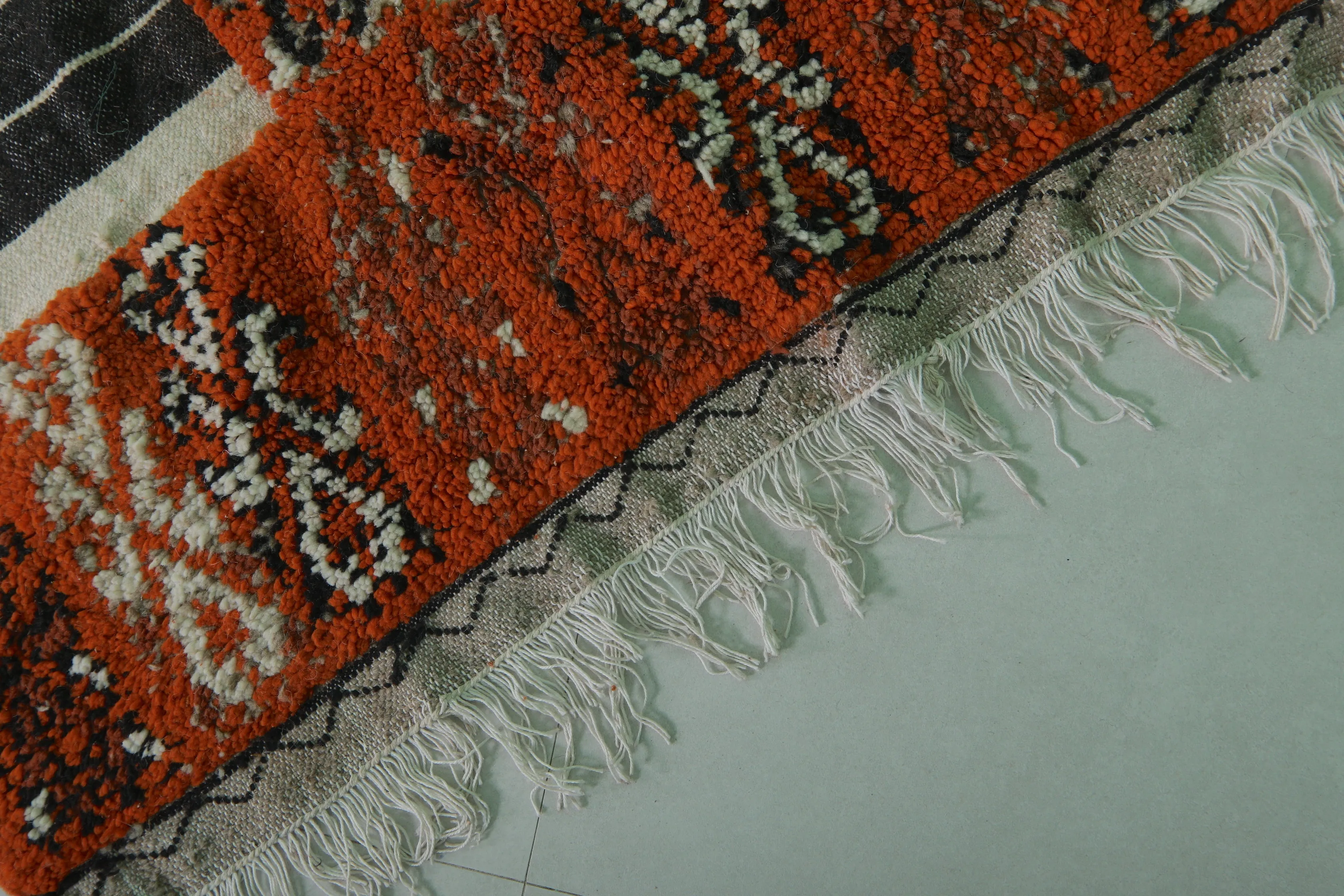 Runner handmade rug - custom berber carpet - Custom rug