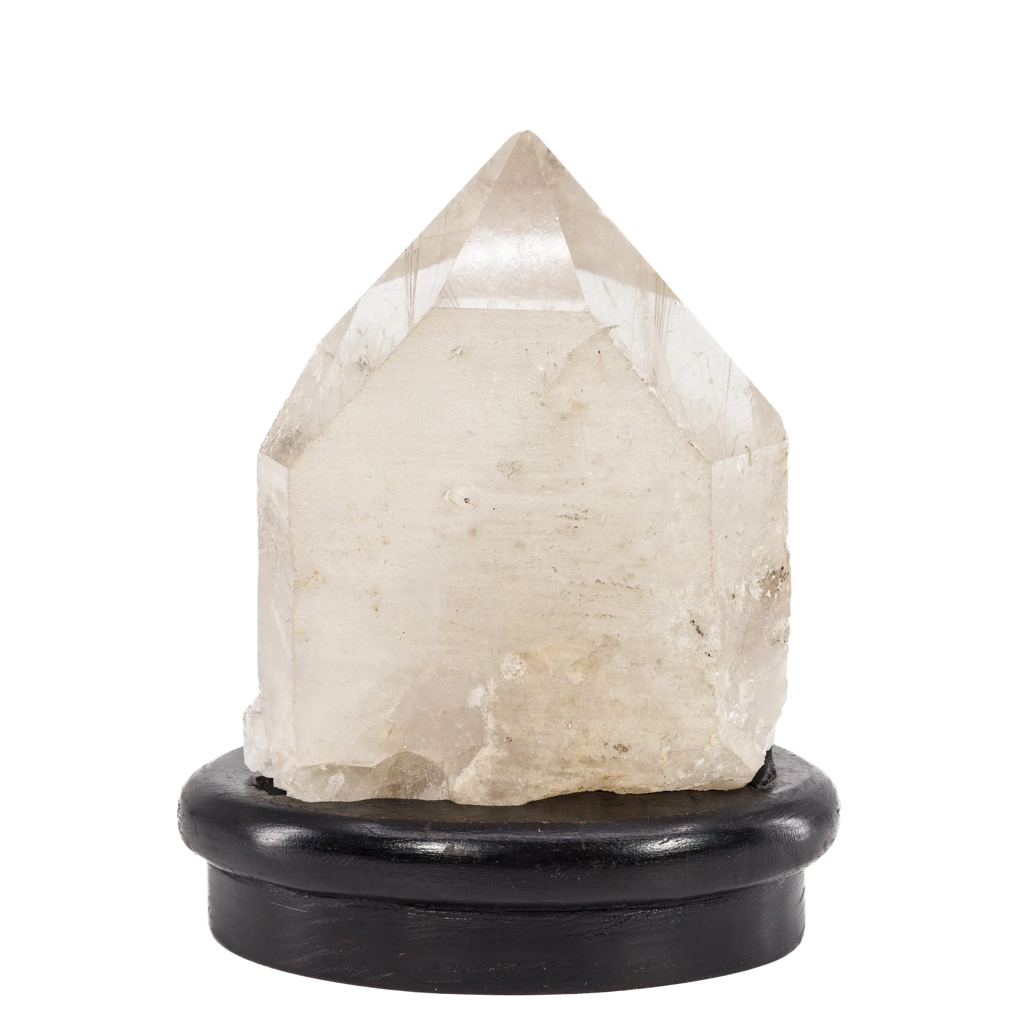 Rutilated Quartz 7 Inch 1.5kg Natural Crystal on Stand - Brazil