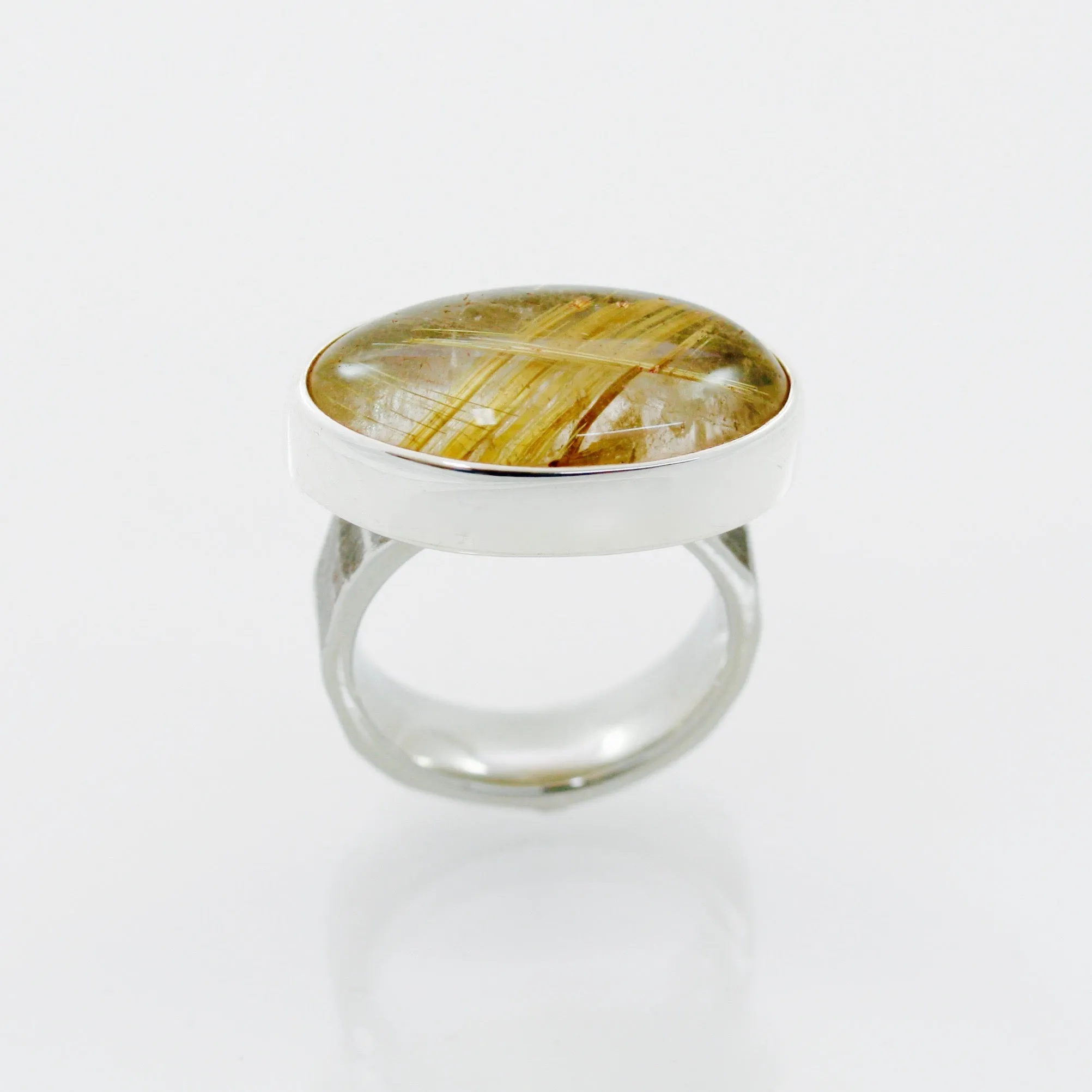 Rutilated Quartz Ring