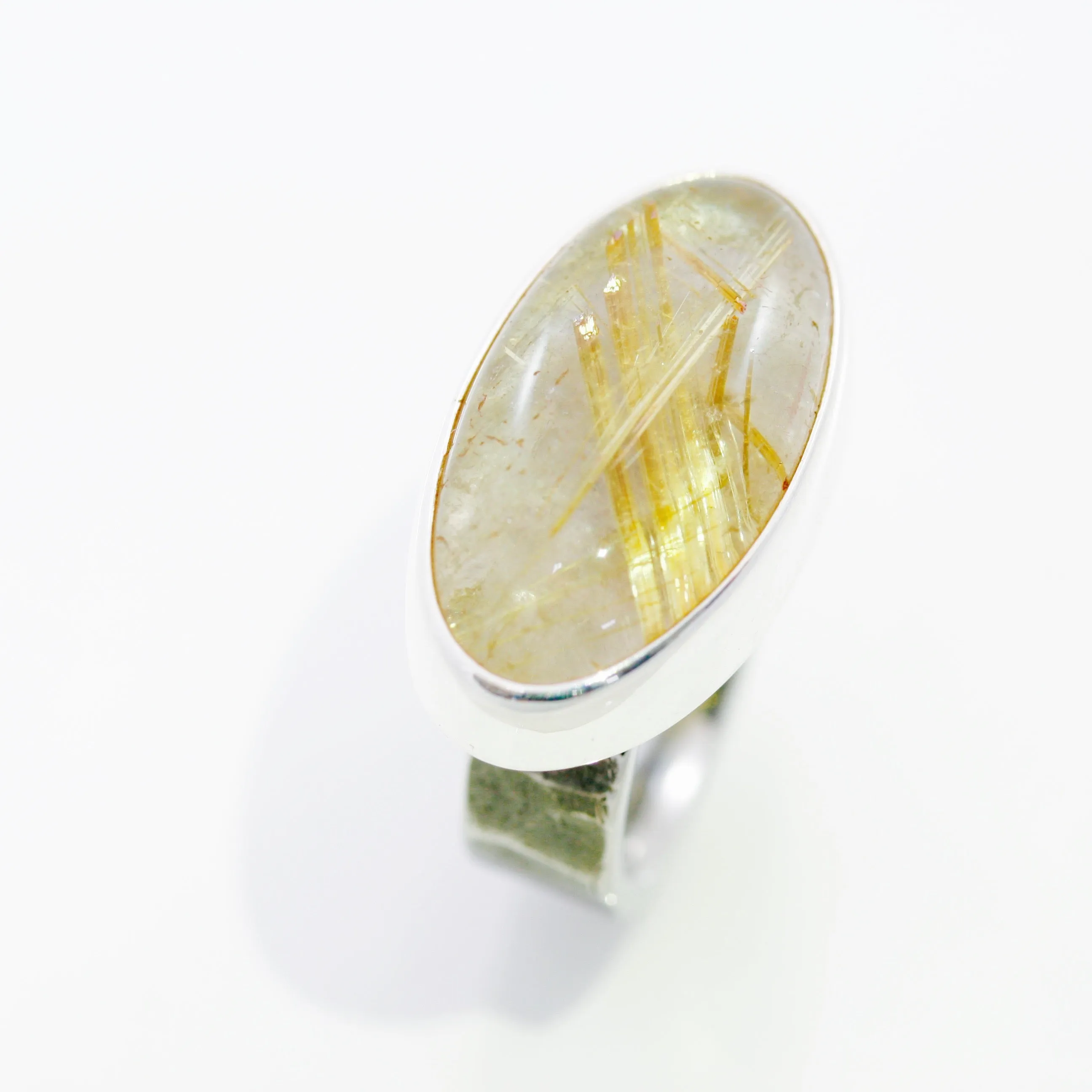 Rutilated Quartz Ring