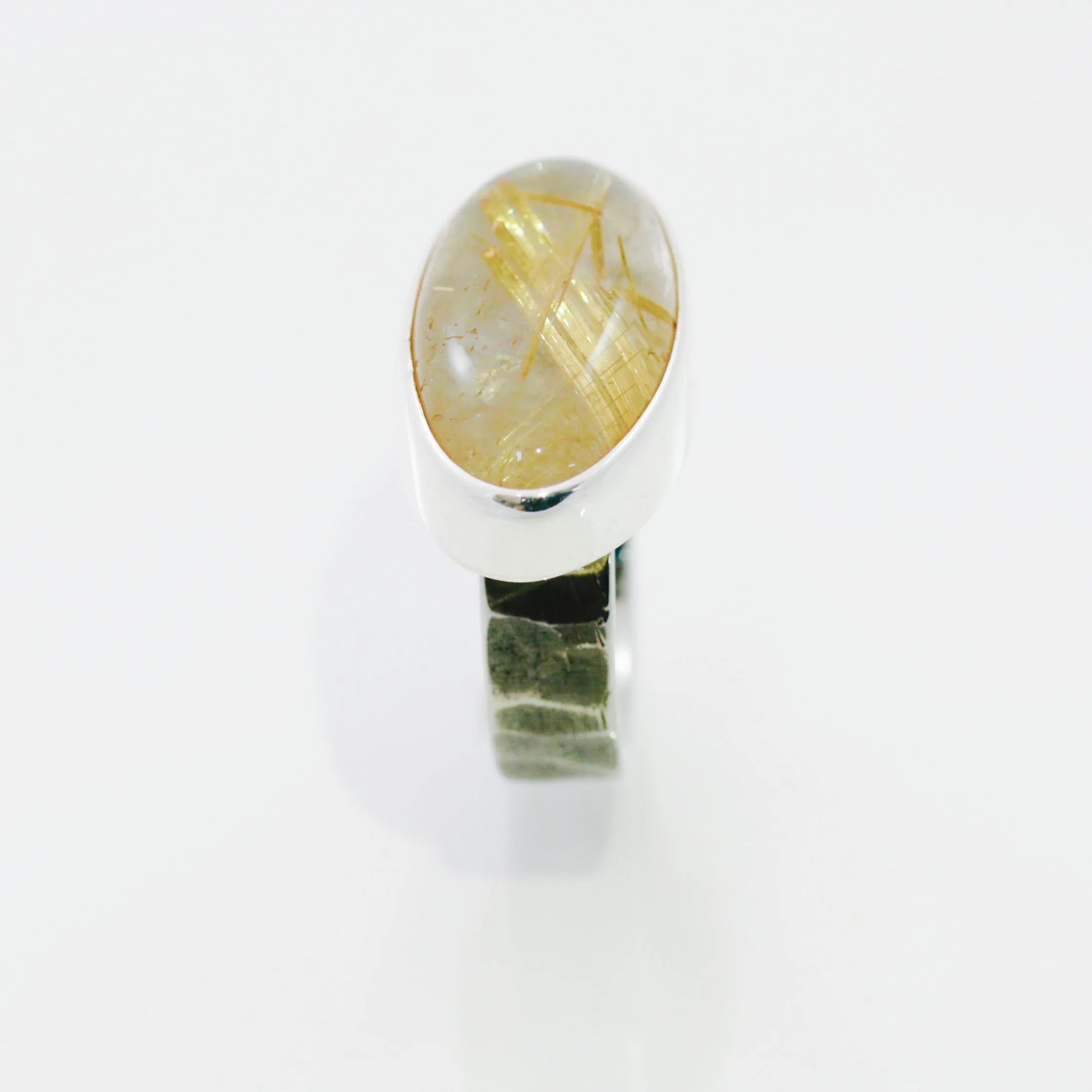 Rutilated Quartz Ring