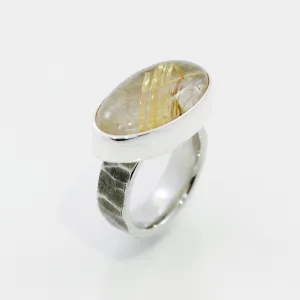 Rutilated Quartz Ring