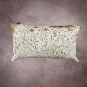 Salt and Pepper Cowhide Pillow Cover---PL 003
