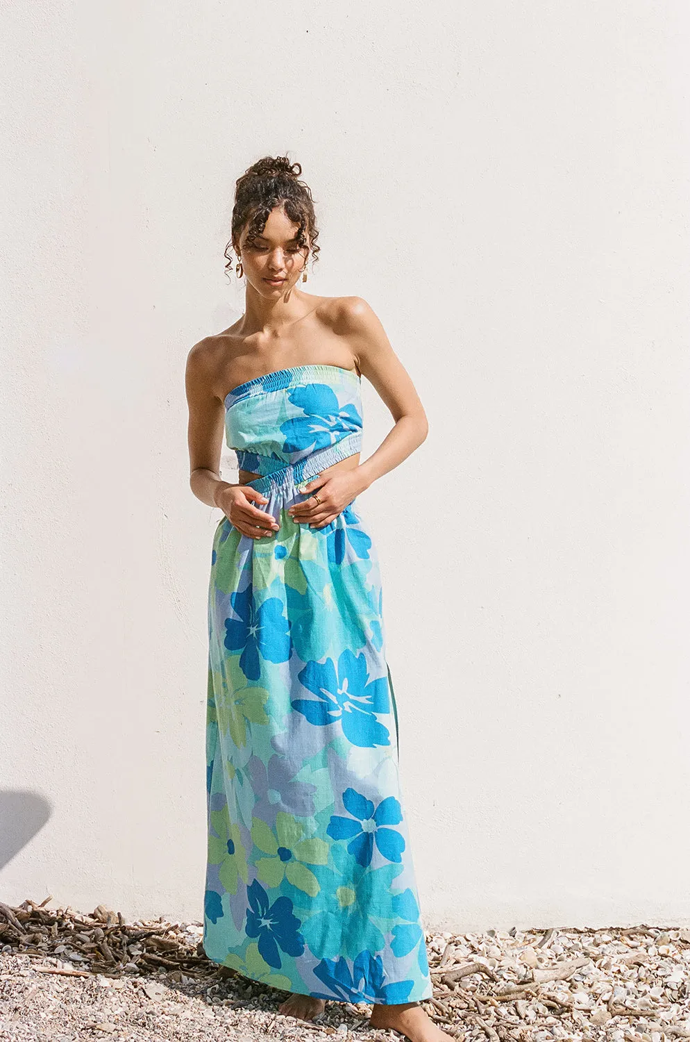 SAMPLE-Holland Midi Dress - Bold River