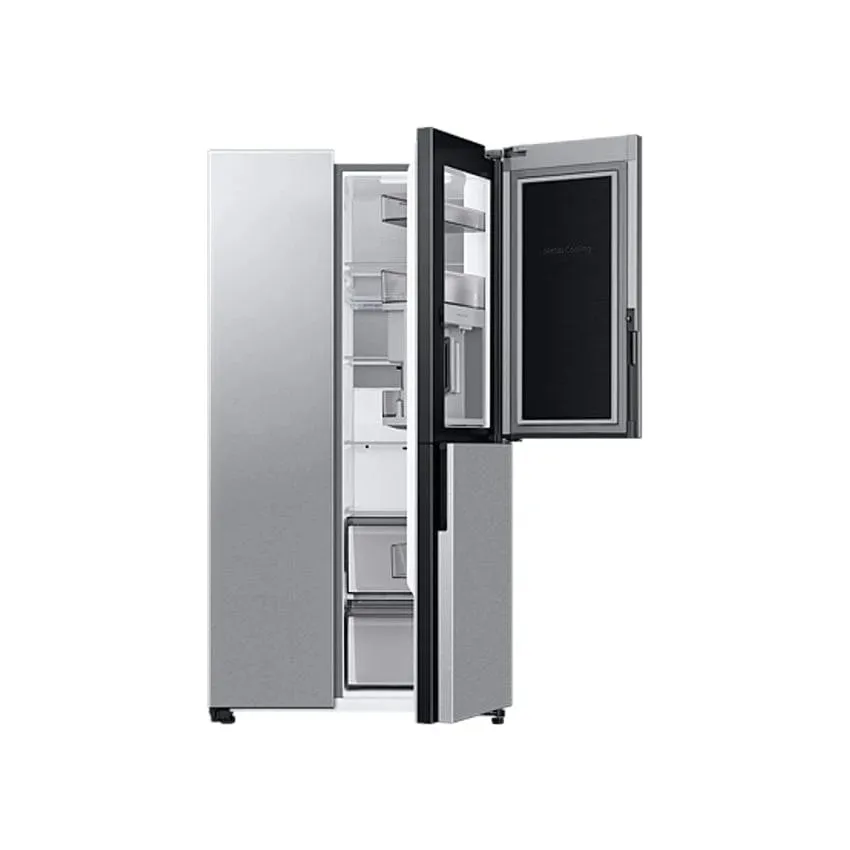 Samsung 595 L Clean Steel Side By Side Fridge RH69B8940SL