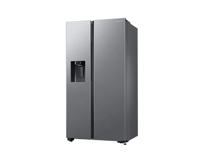 Samsung 617L Gentle Silver Side By Side Fridge RS65DG54R3S9FA