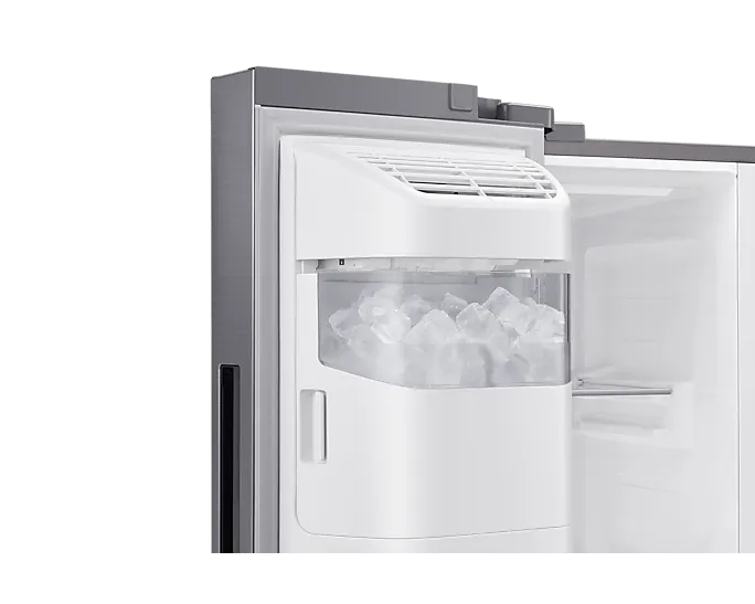 Samsung 617L Gentle Silver Side By Side Fridge RS65DG54R3S9FA