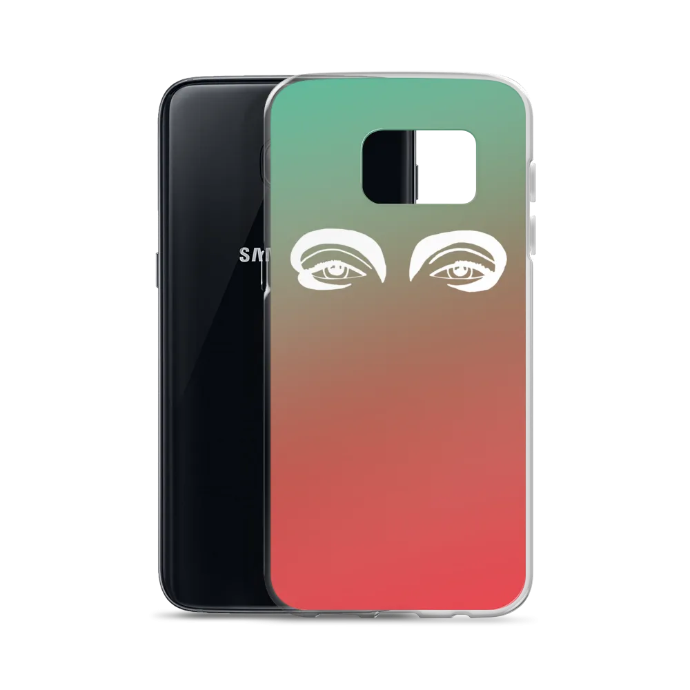 Samsung Case : Orange/Green Ombré