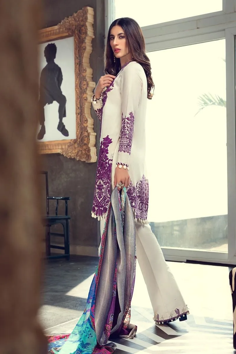 Sana Safinaz  Eid Dress with Embroidered Patch #M0052