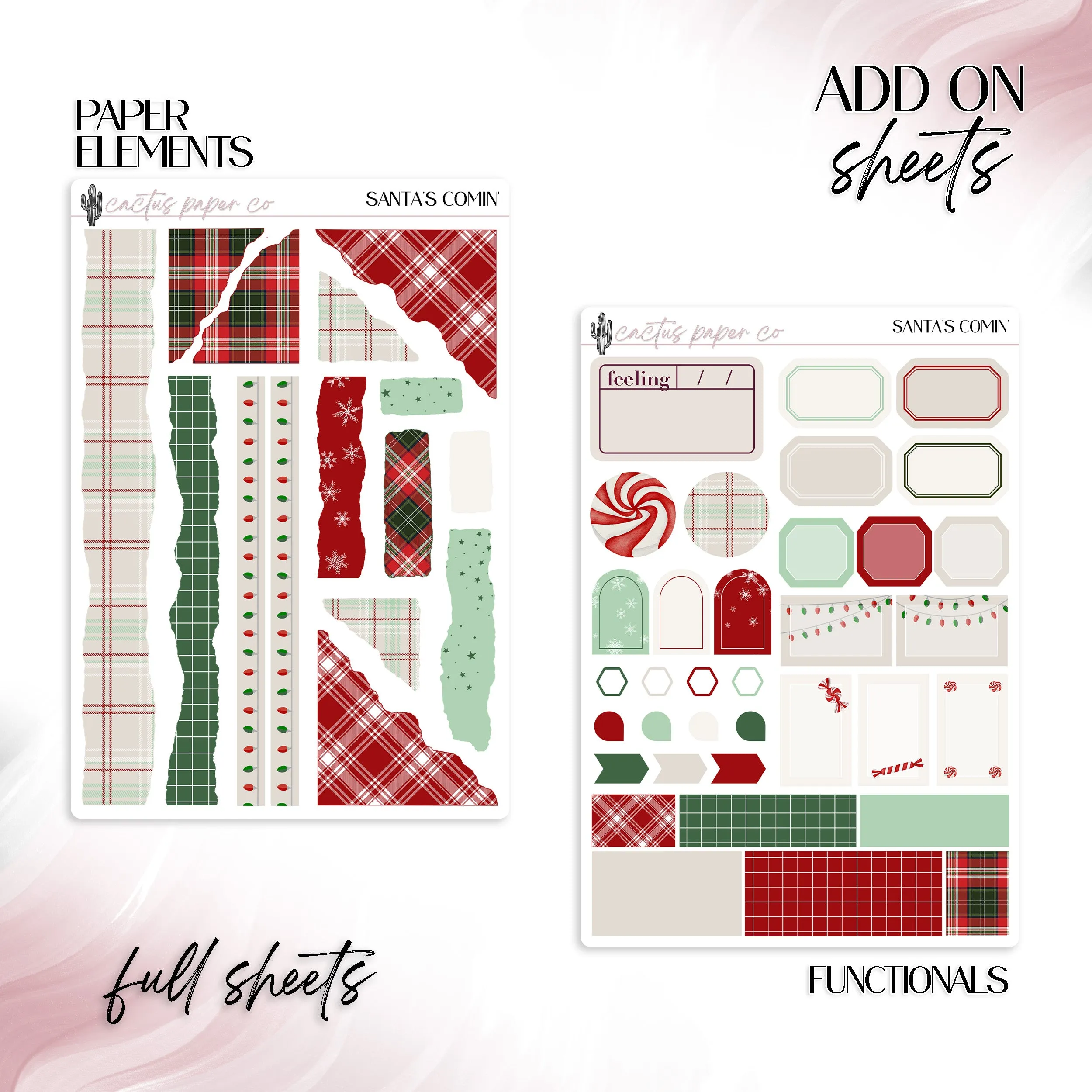 SANTA'S COMIN' WEEKLY JOURNALING KIT