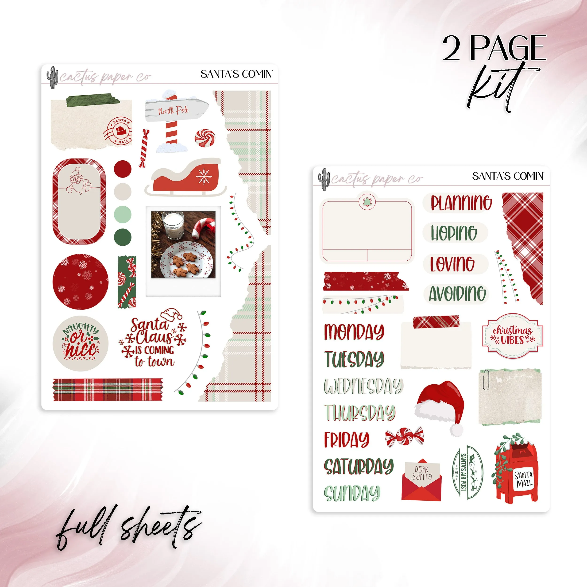 SANTA'S COMIN' WEEKLY JOURNALING KIT