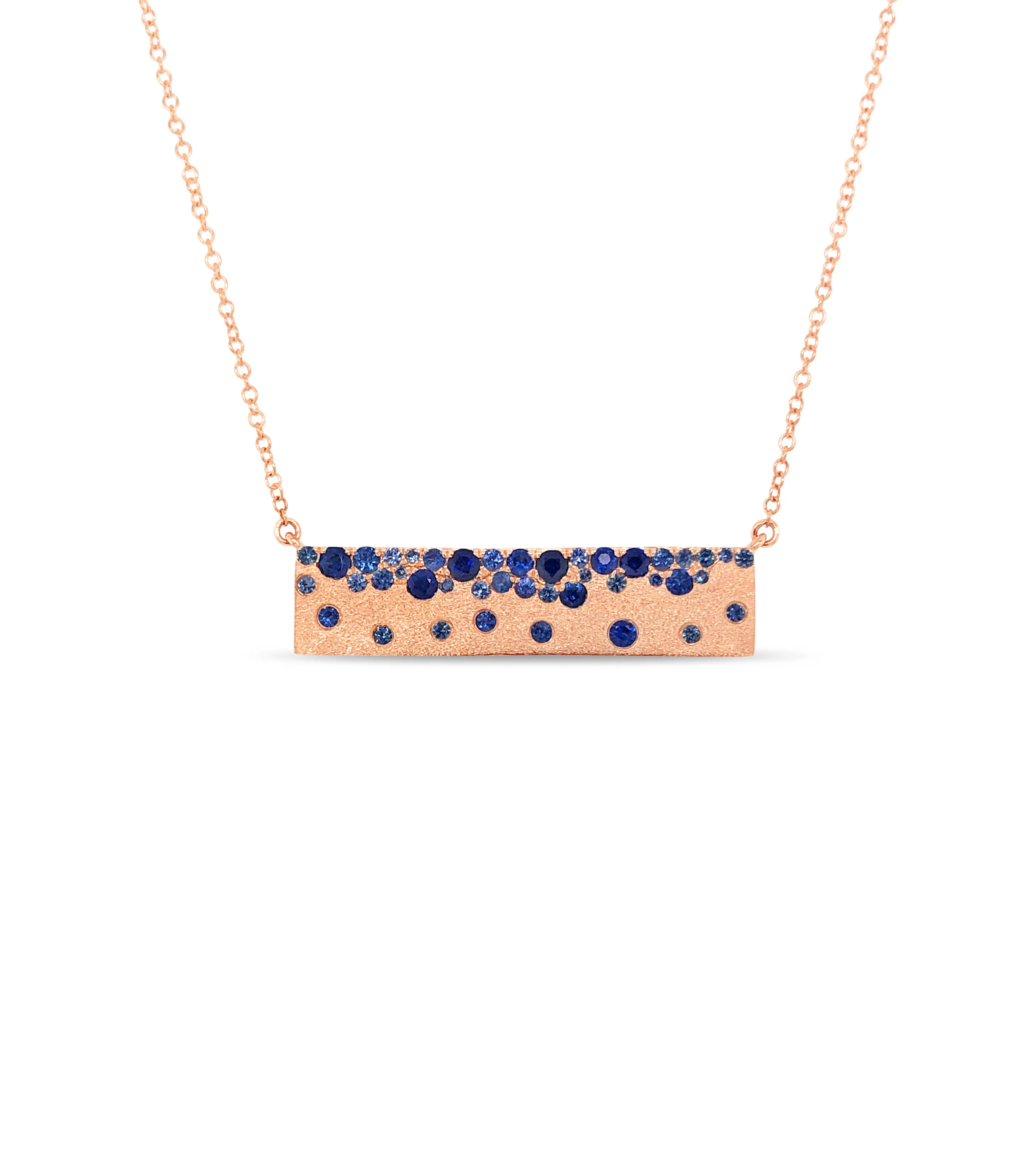 Sapphire Celestial Bar Necklace