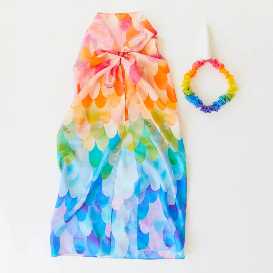 Sarah's Silks Rainbow Unicorn Headband