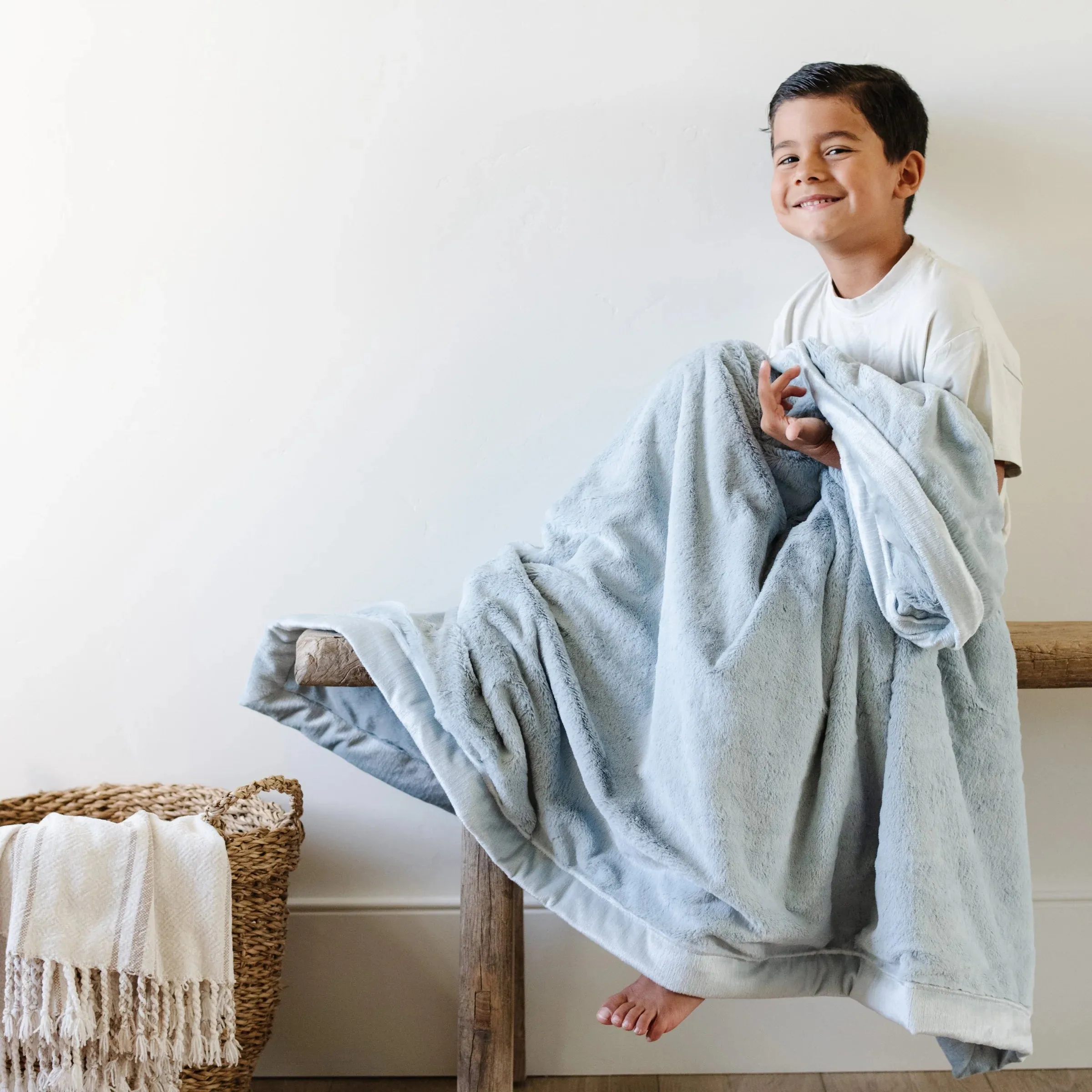 Saranoni - Lush Blanket - Chambray