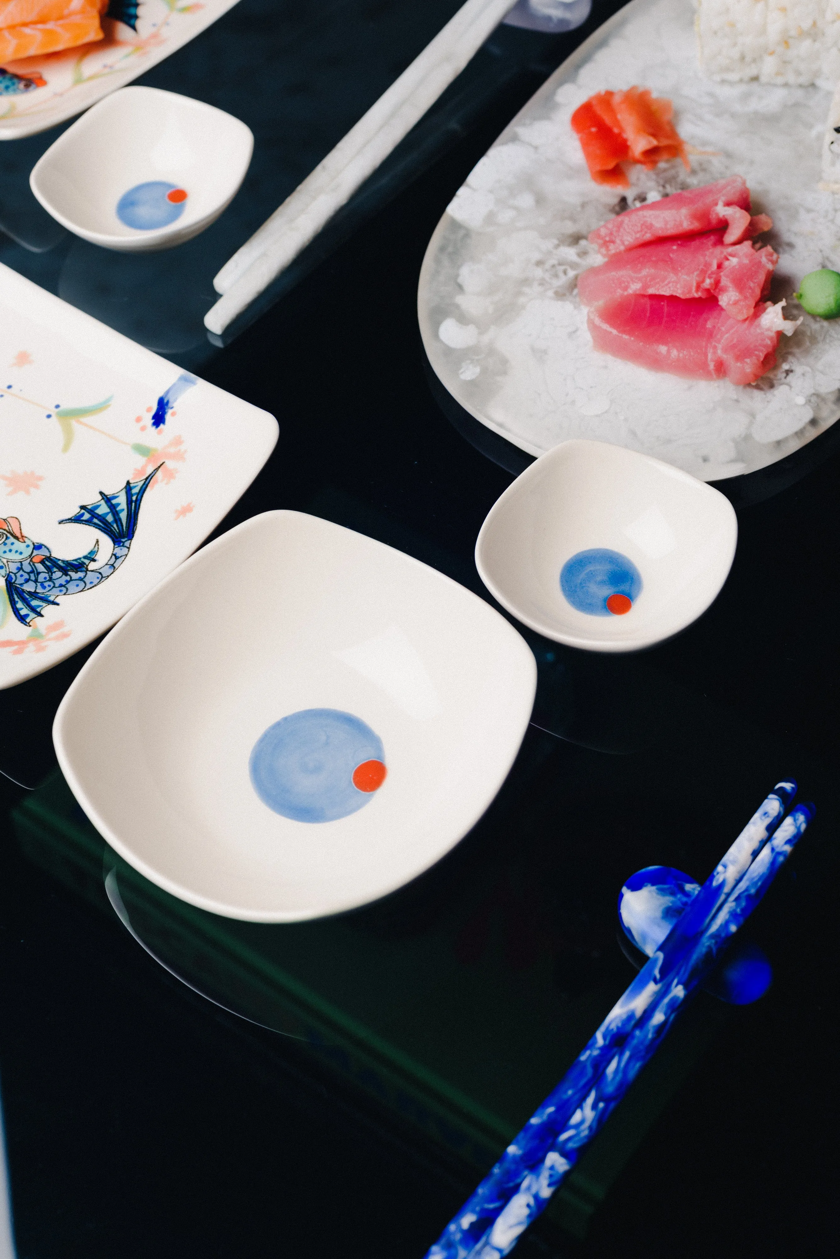 Sauce Bowl “Bosphorus Mermaid” 11x11 (Set of 4)