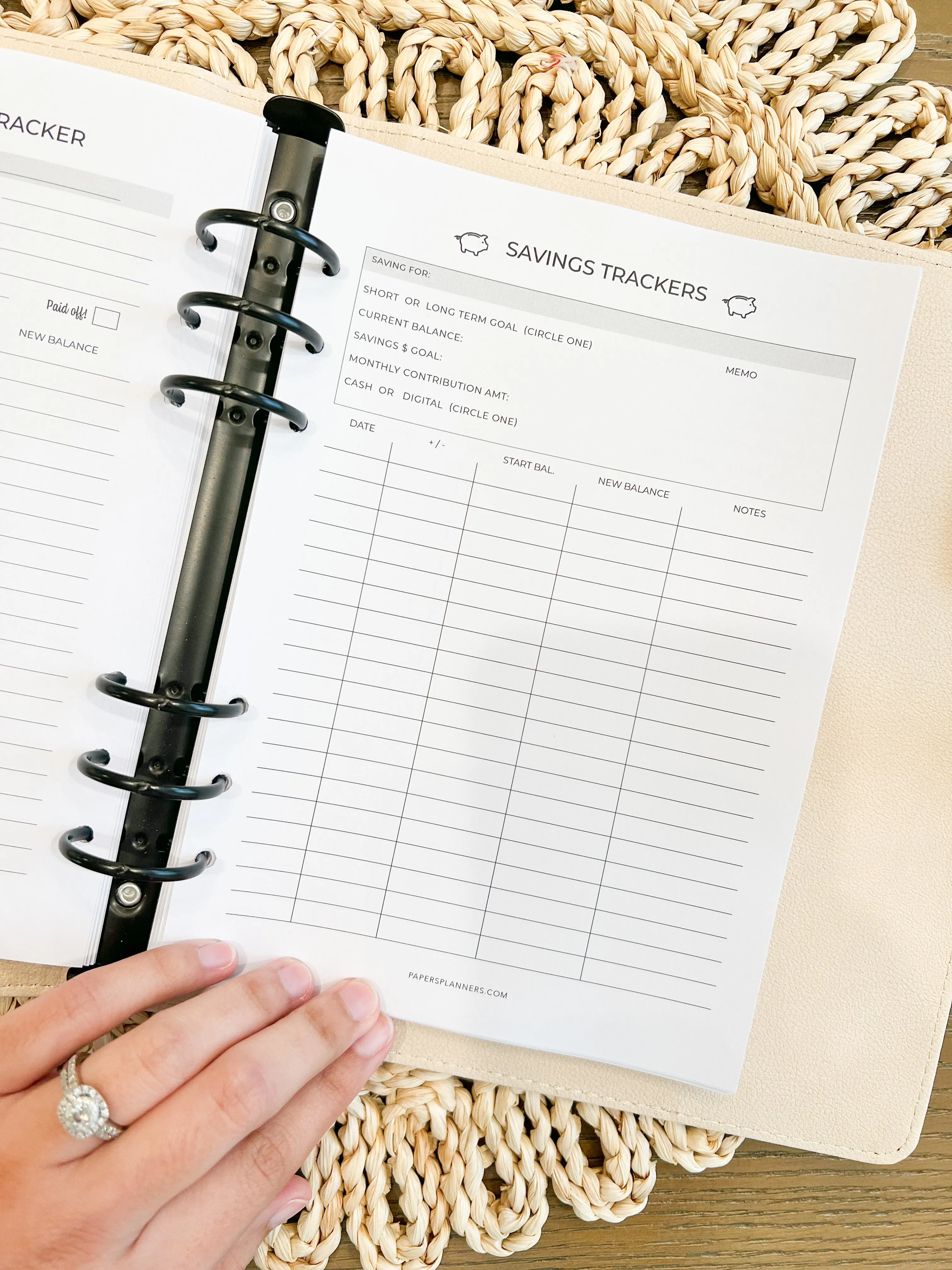 Savings Trackers - A5