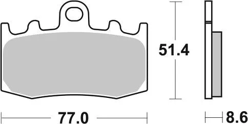 SBS 796SP Front Brake Pads