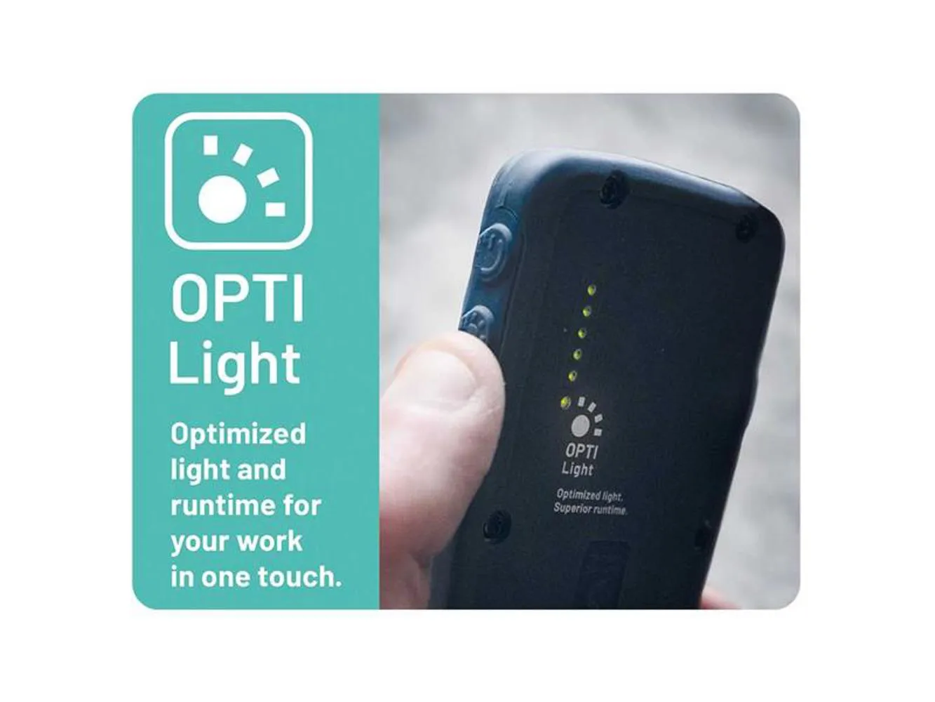 Scangrip Miniform Rechargeable Work Light 200 Lumens