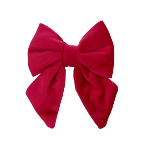 Scarlet Velvet - Dog Sailor Bowtie