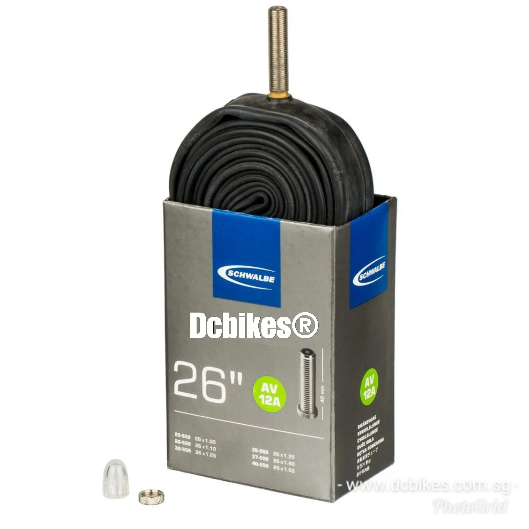 Schwalbe 26 X 1.0 - 1.5 Presta | Schrader 40mm City Hybrid MTB Inner Tube SV12A AV12A