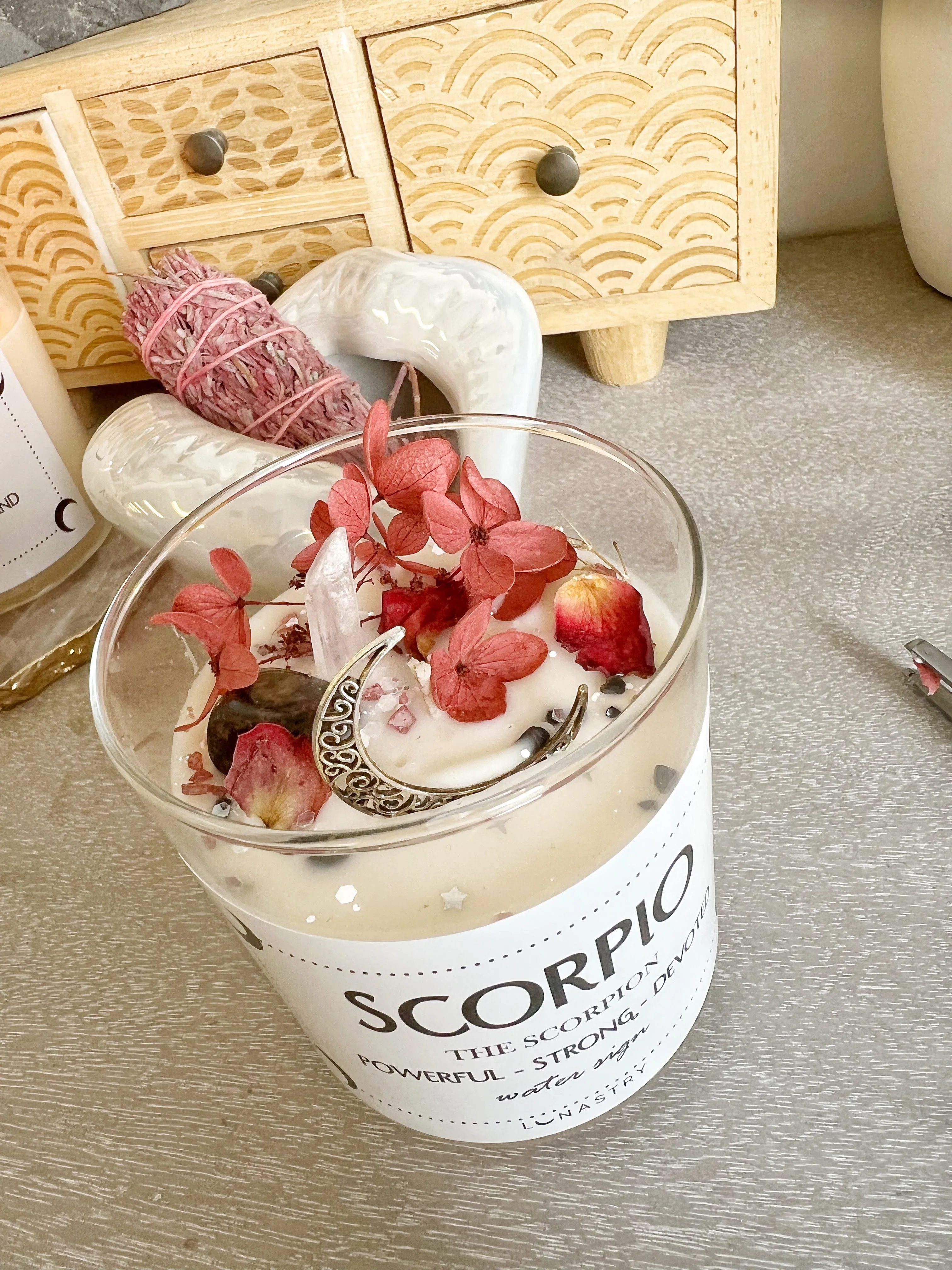 Scorpio Soy wax candle