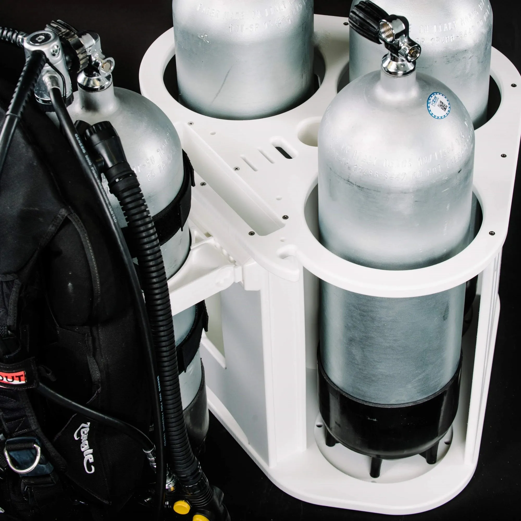 Scuba Tank Rack