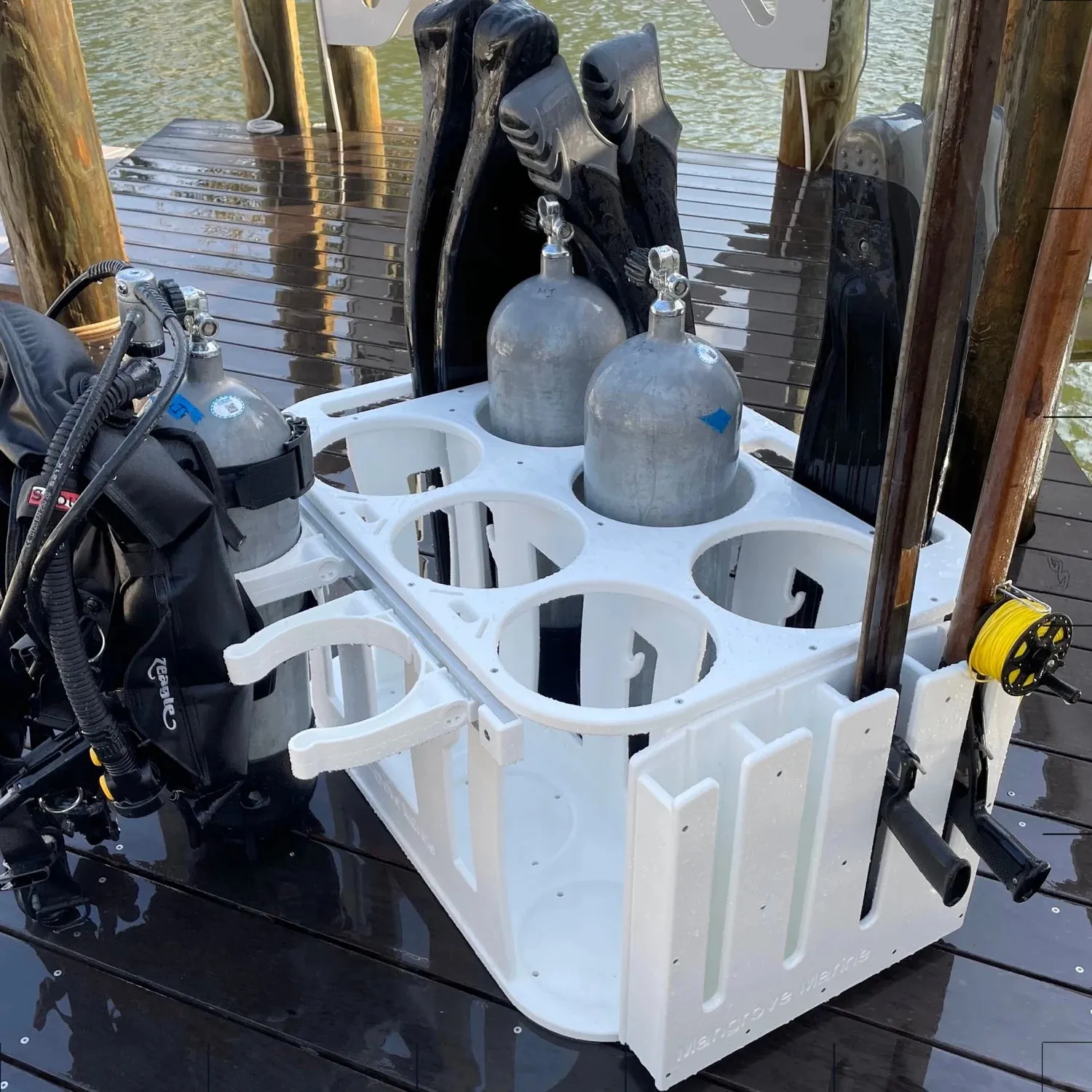 Scuba Tank Rack