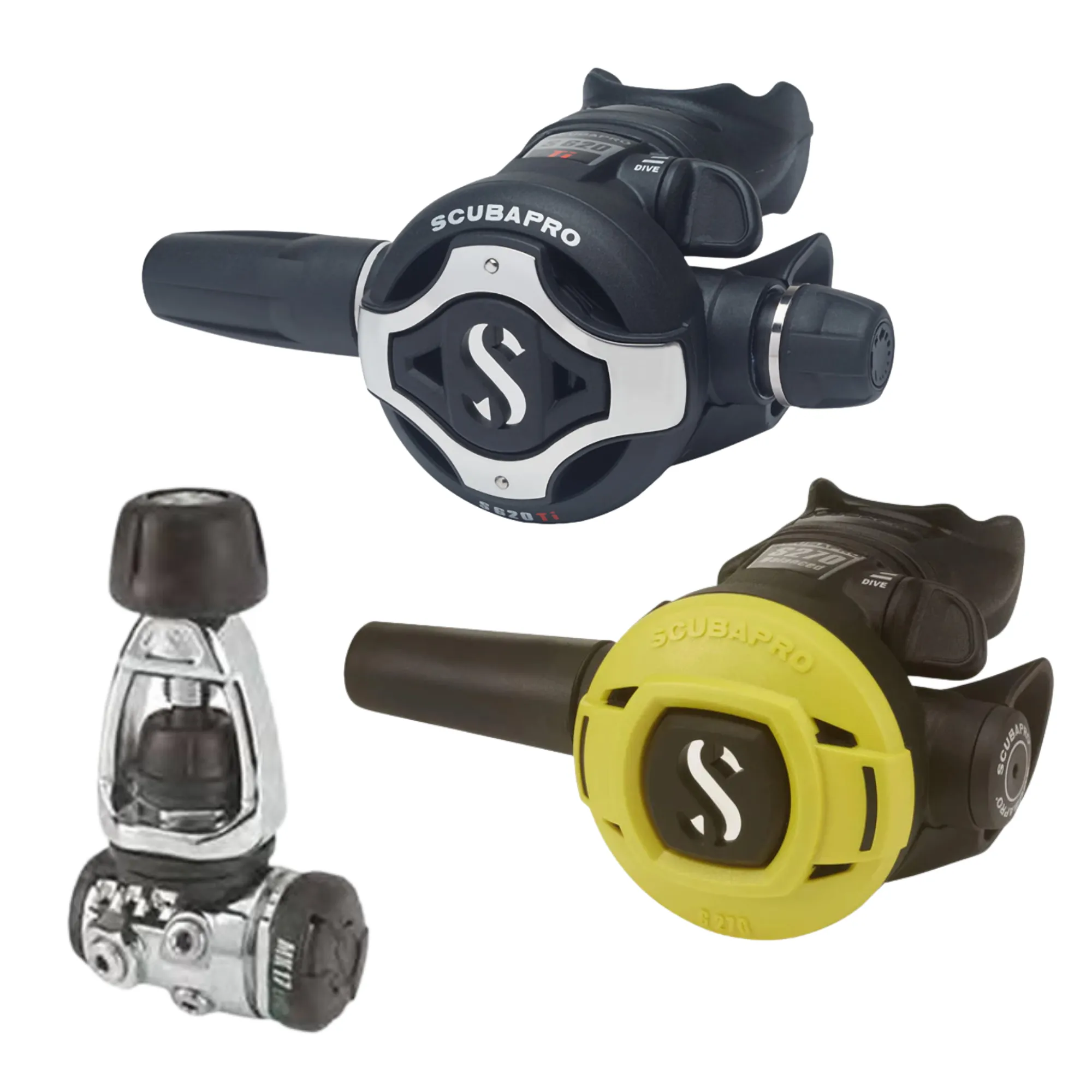 Scubapro MK17 EVO 2 / S620 Ti / S270 Regulator Set