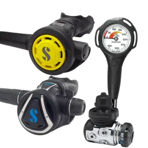 Scubapro MK17 EVO DIN/Compact SPG Stage 4 Regulator Set