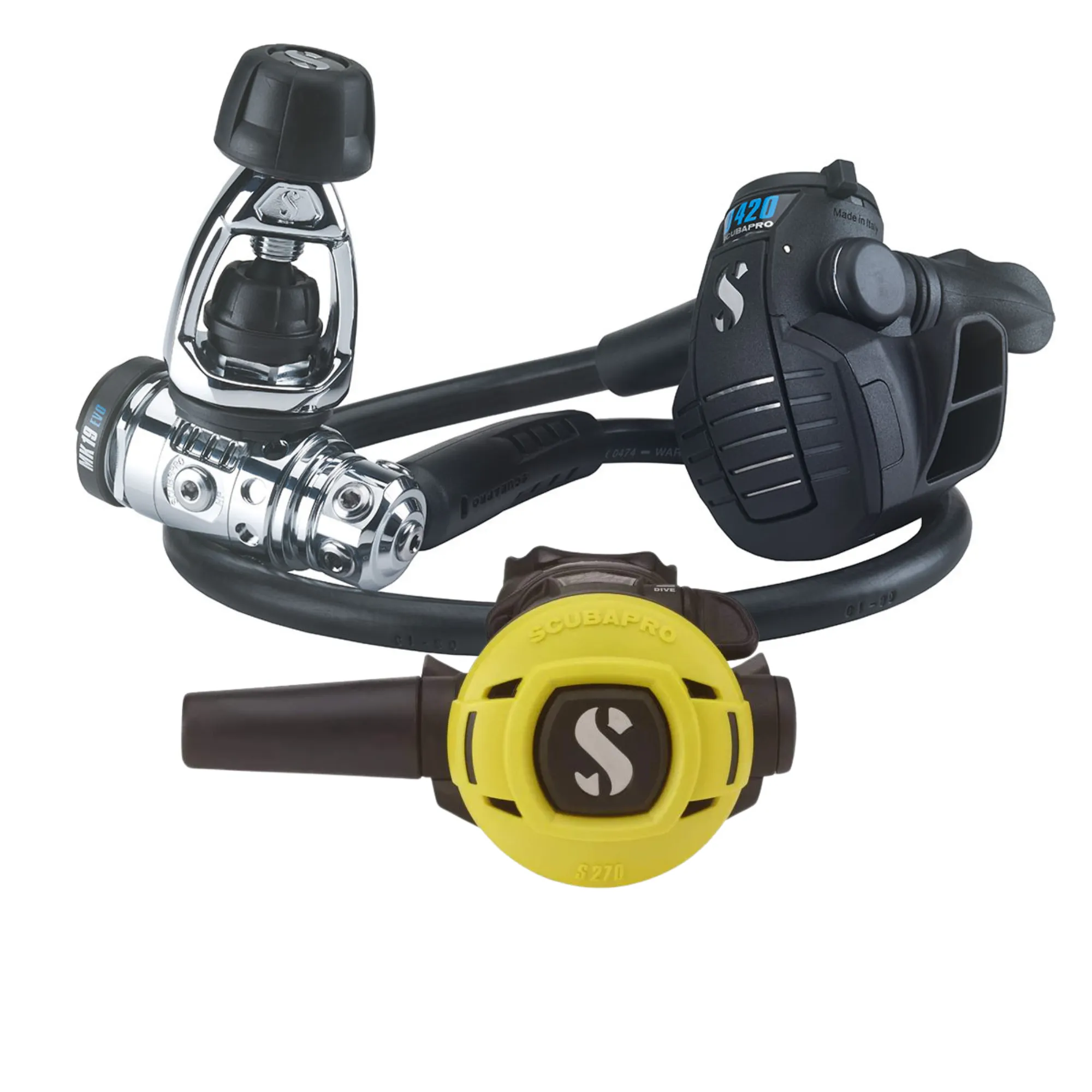 Scubapro MK19 EVO D420 S270 Regulator Set 2024